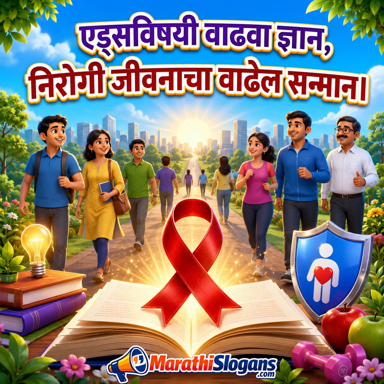 Aidsvishayi Vadhava Dnyan, Nirogi Jeevanacha Vadhel Sanman