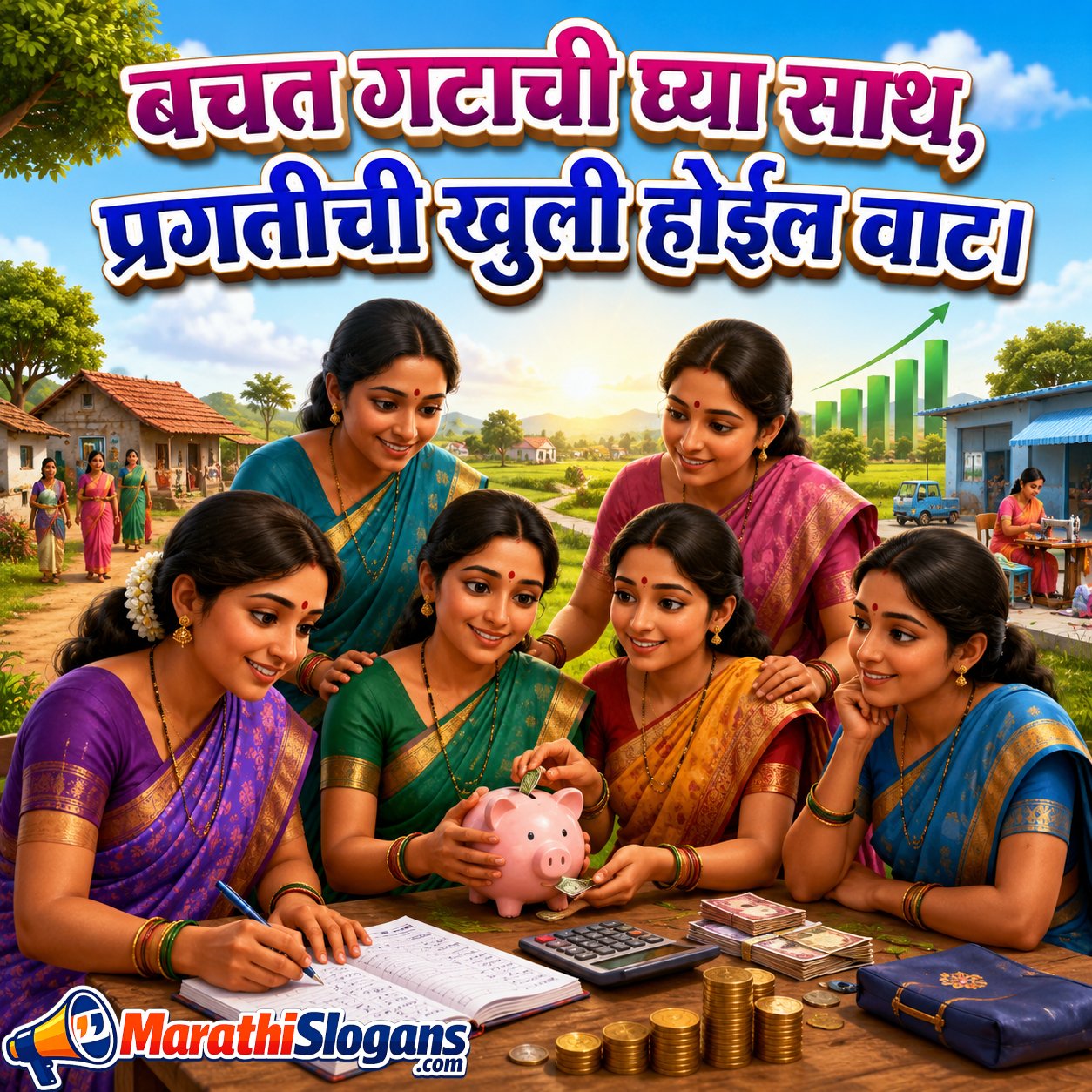 Bachat Gatachi Ghya Saath Pragatichi Khuli Hoil Vaat