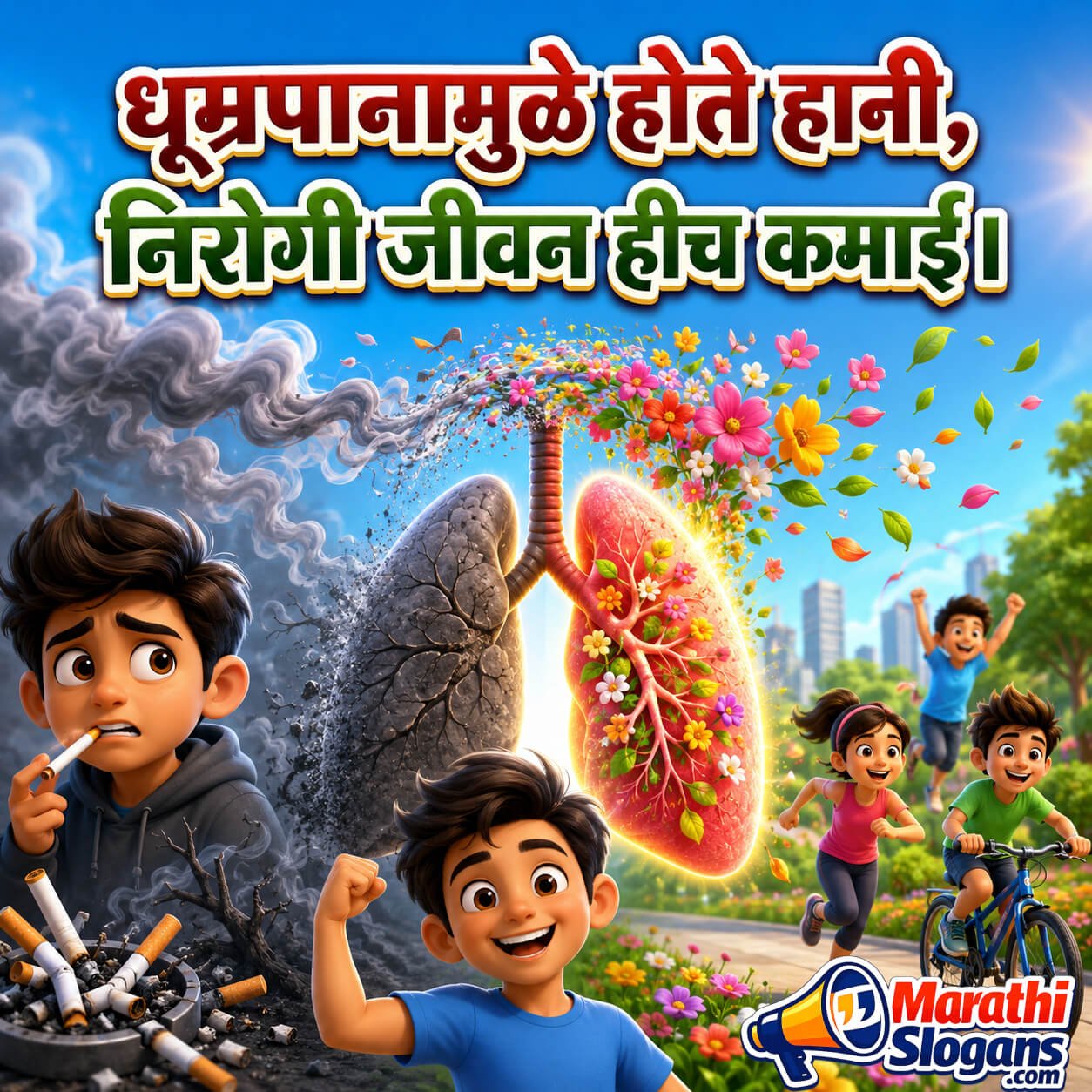 Dhumrapanamule Hote Hani Nirogi Jeevan Heech Kamai