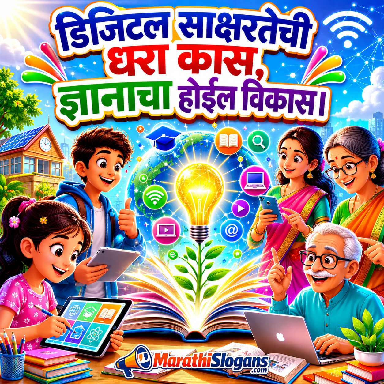 Digital Saksharatechi Dhara Kas Dnyanacha Hoil Vikas
