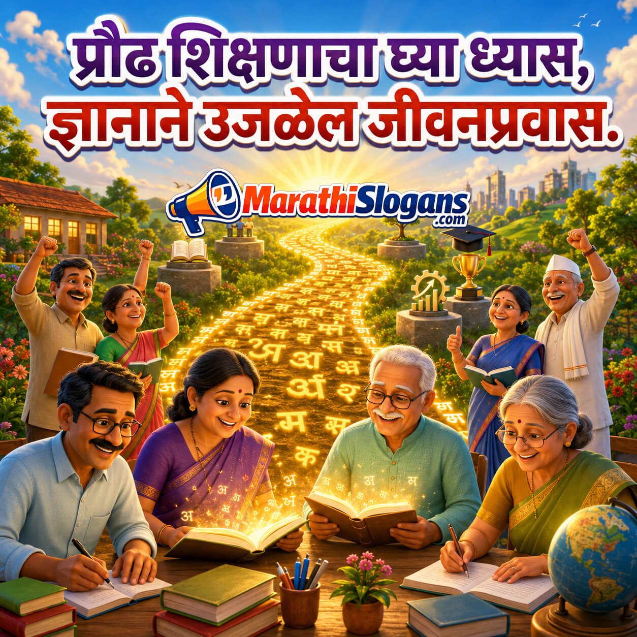Praudh Shikshanacha Ghya Dhyas, Dnyanane Ujalel Jeevanpravas