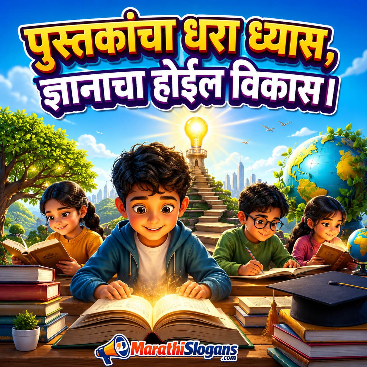 Pustakancha Dhara Dhyas Dnyanacha Hoil Vikas