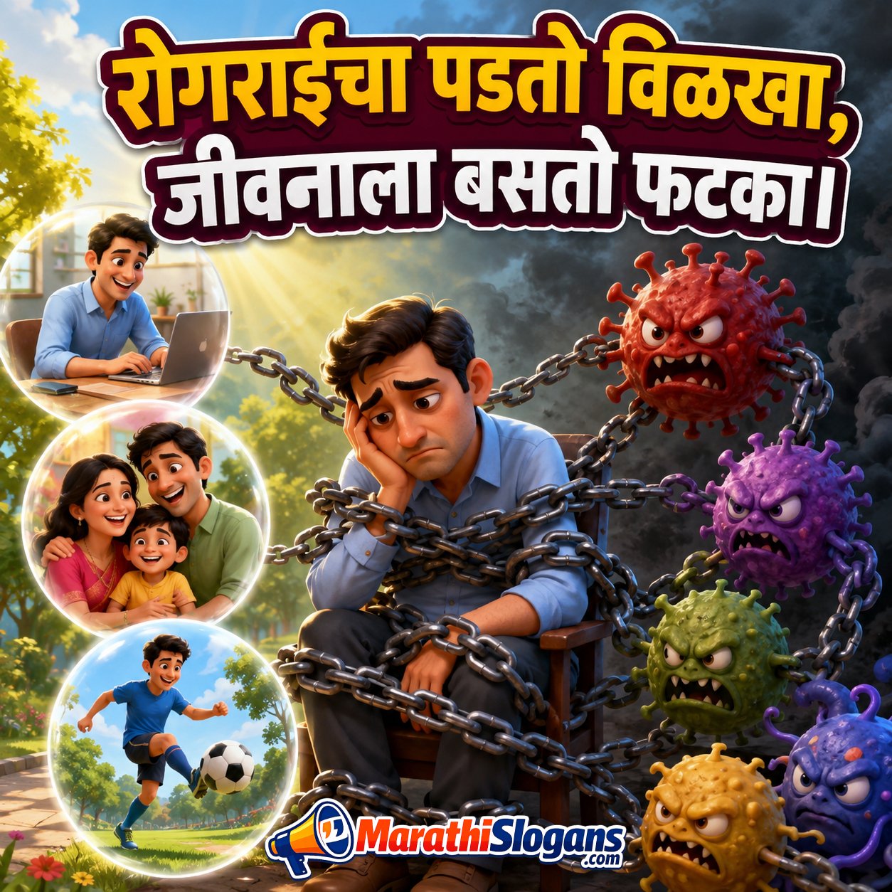 Rogarai Cha Padto Vilakha Jeevanala Basato Phataka