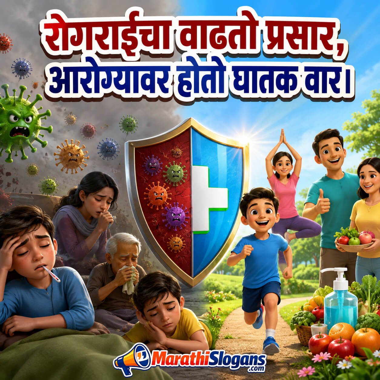 Rogarai Cha Vadhato Prasar Aarogyavar Hoto Ghatak Vaar