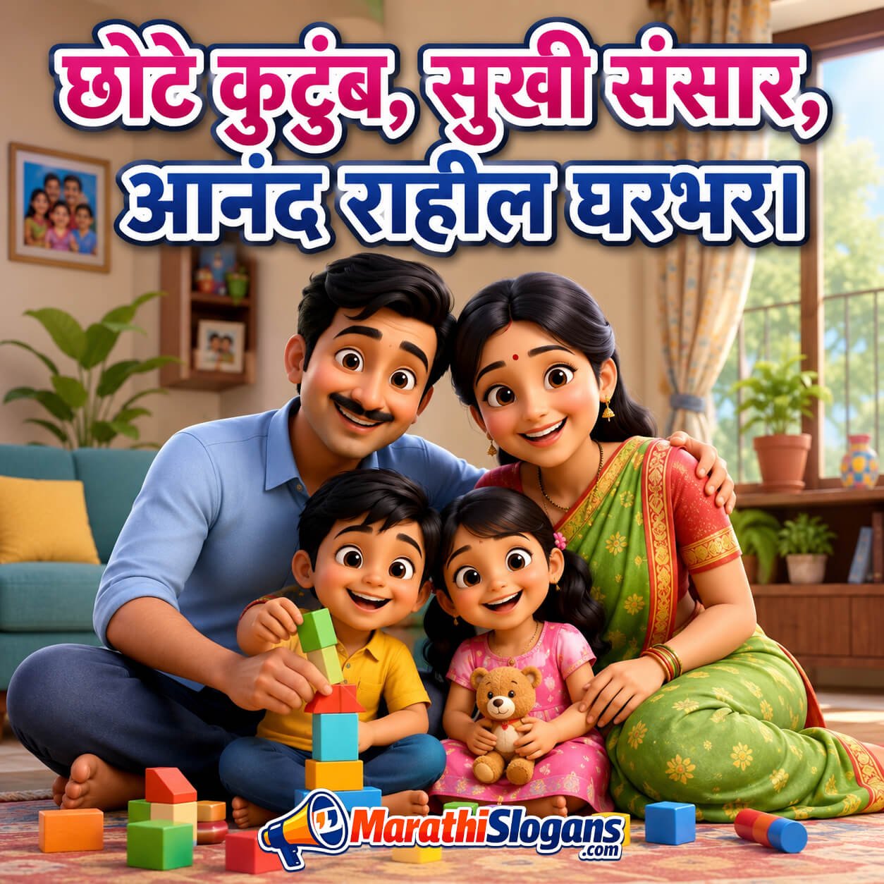 Chhote Kutumb, Sukhi Sansar, Anand Rahil Gharbhar