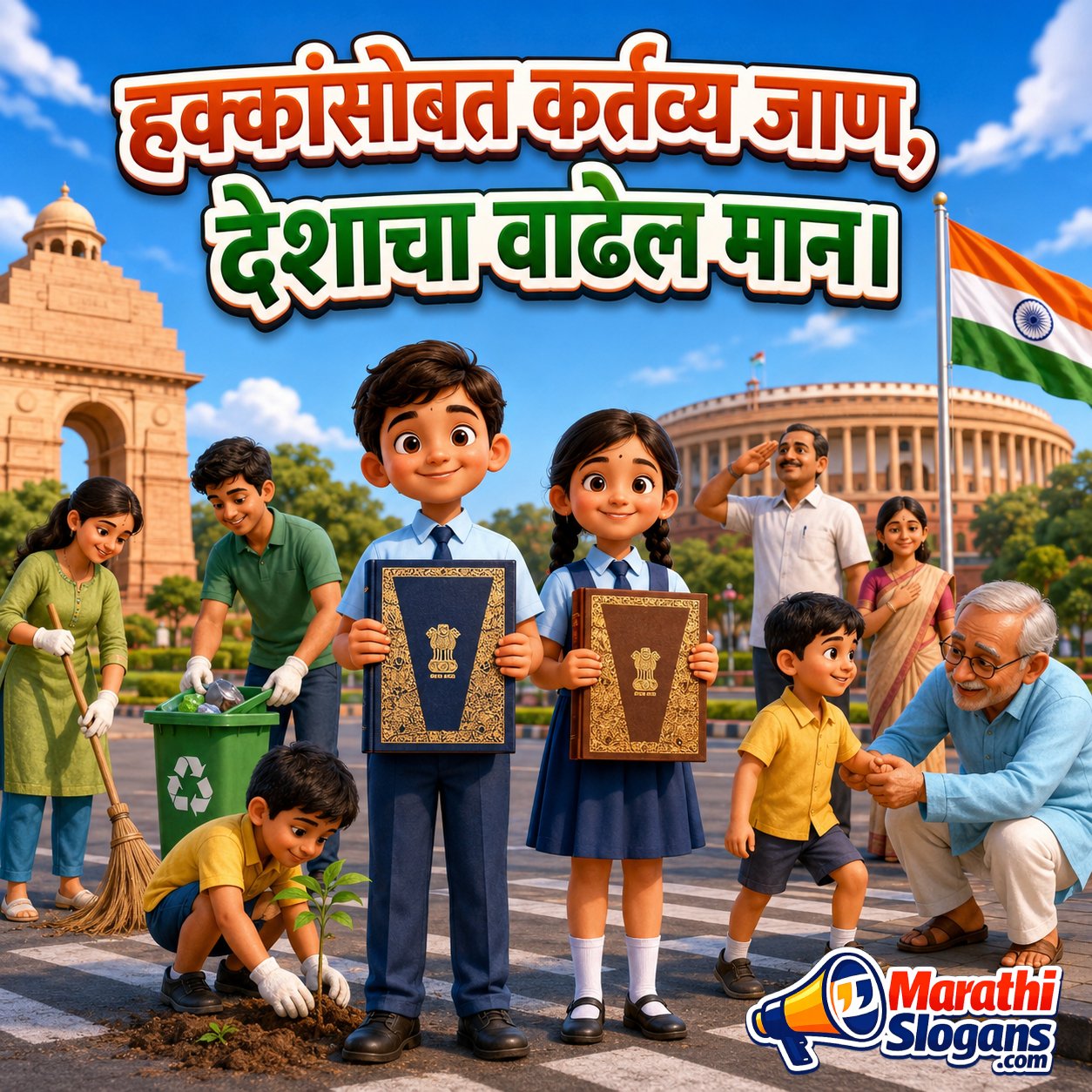 Hakkansobat Kartavya Jaan, Deshacha Vadhel Maan