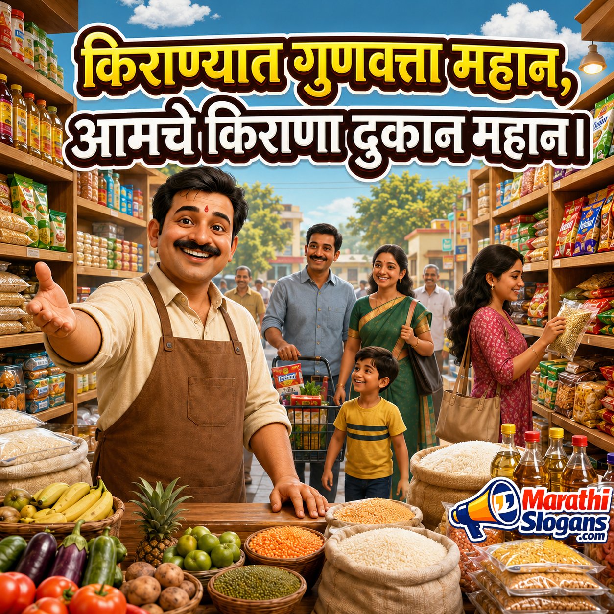 Kiranayat Goonvatta Mahan, Amche Kirana Dukaan Mahan
