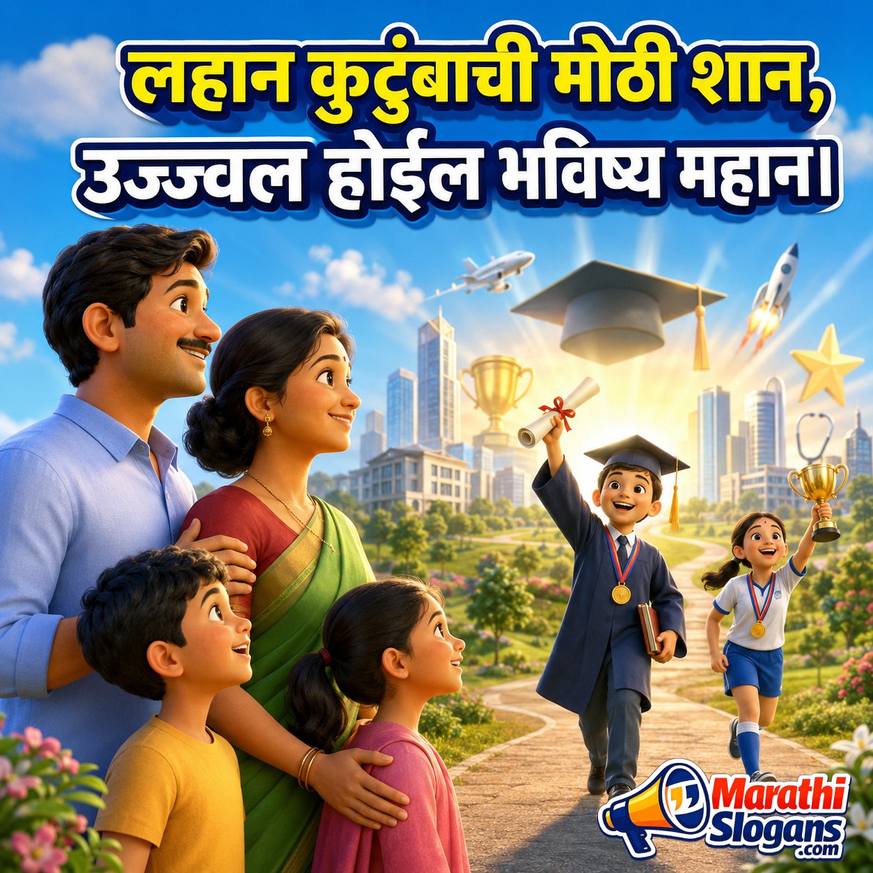 Lahan Kutumbachi Mothi Shaan, Ujjwal Hoil Bhavishya Mahan