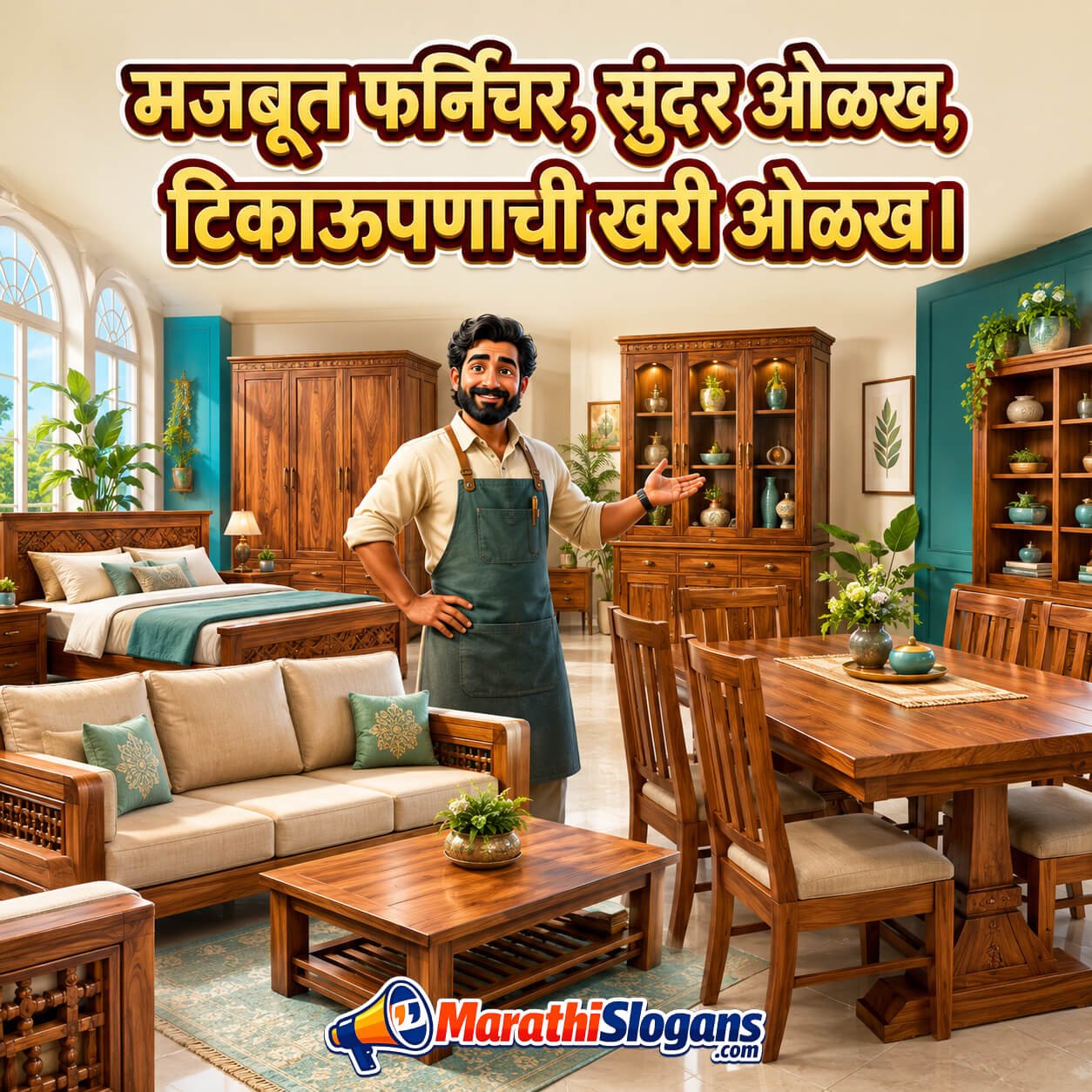 Majboot Furniture, Sundar Olakh, Tikaaupanaachi Khari Olakh