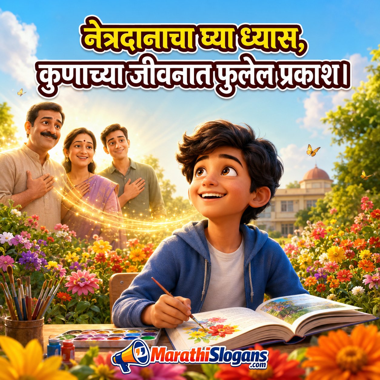 Netardanacha Ghya Dhyas, Kunachya Jeevanat Phulel Prakash