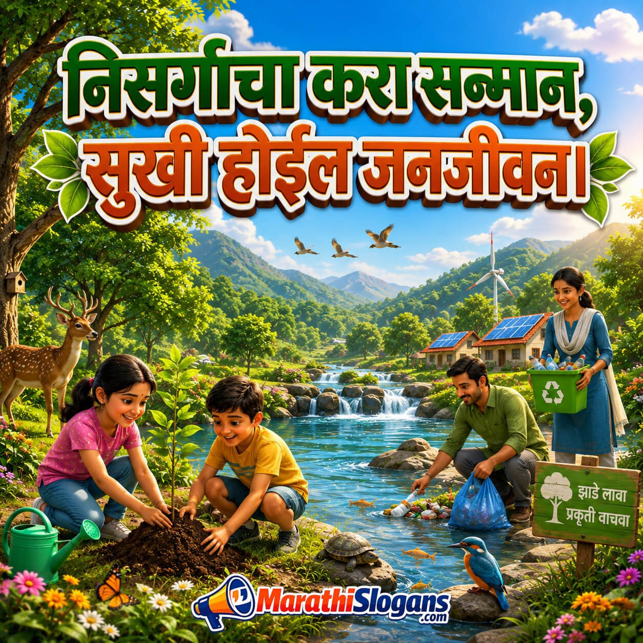 Nisargacha Kara Sanman, Sukhi Hoil Janajeevan