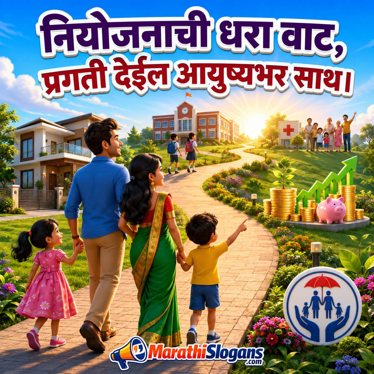 Niyojanachi Dhara Vaat, Pragati Deil Ayushyabhar Saath