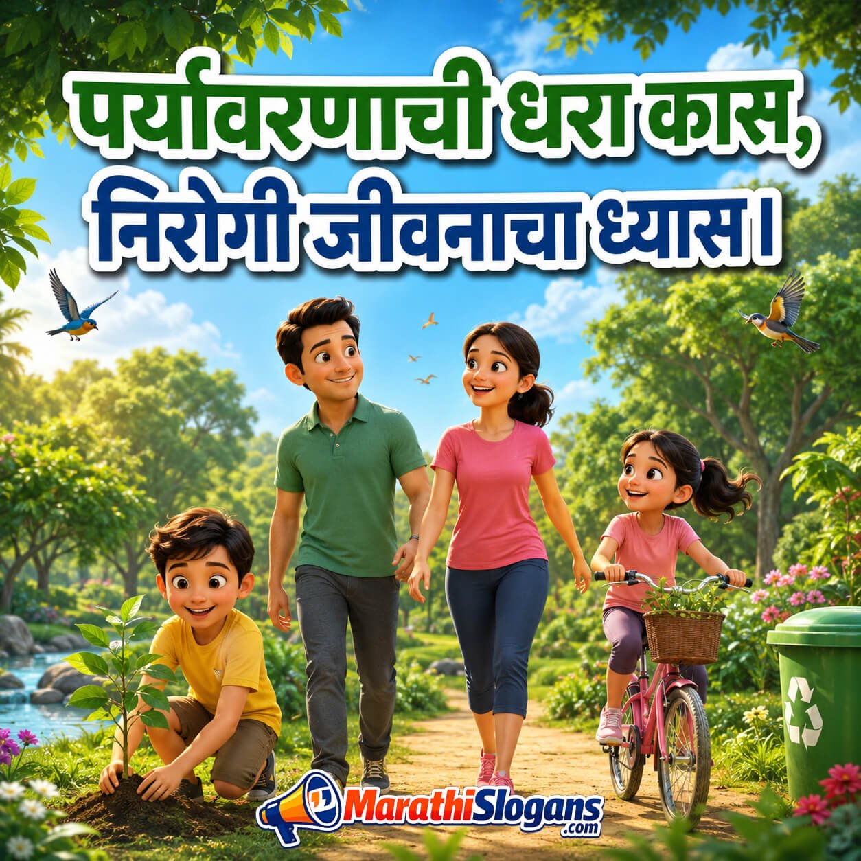 Paryavaranachi Dhara Kas, Nirogi Jeevanacha Dhyas