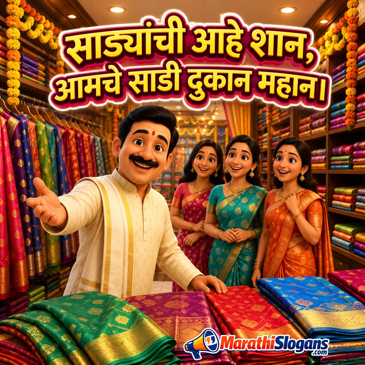 Sadyanchi Aahe Shaan, Amche Sadi Dukaan Mahan