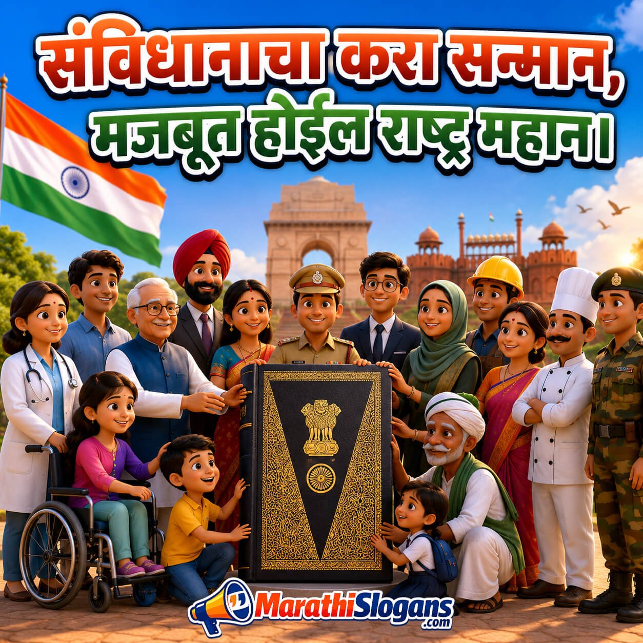 Sanvidhanacha Kara Sanman, Majbut Hoil Rashtra Mahan