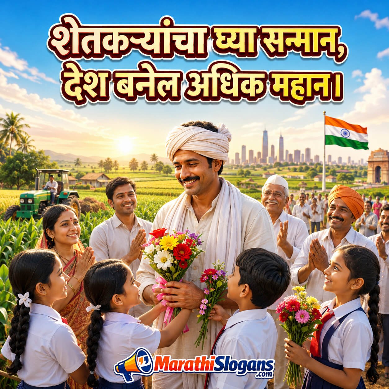 Shetkaryancha Ghya Sanman, Desh Banel Adhik Mahan