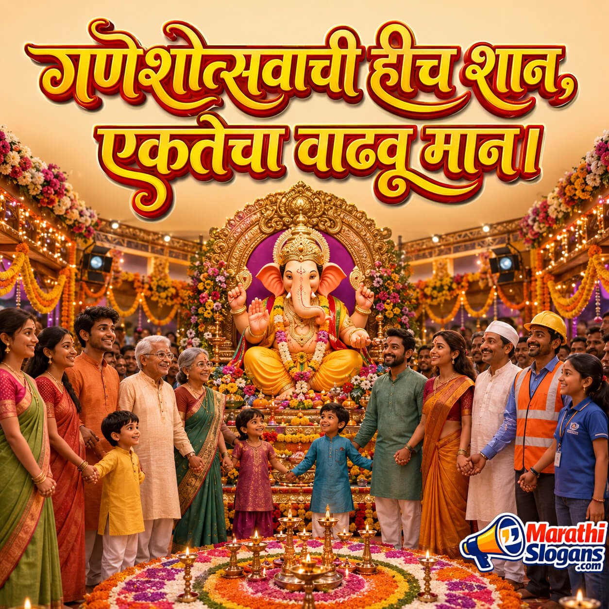 Ganeshotsavachi Hich Shaan, Ekatecha Vadhavu Maan