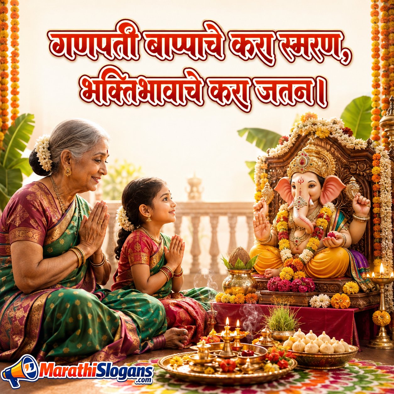 Ganpati Bappache Kara Smaran, Bhaktibhavache Kara Jatan