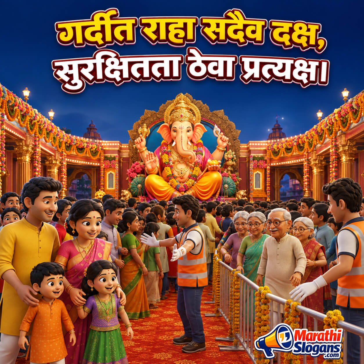 Gardit Raha Sadaiv Daksh, Surakshitata Theva Pratyaksh