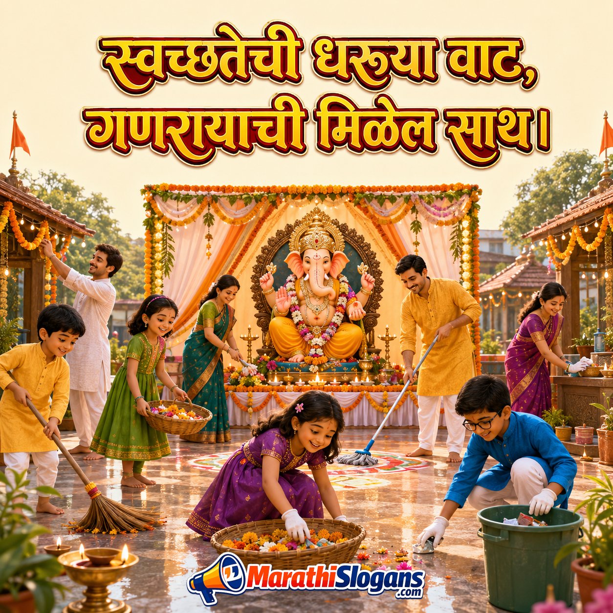 Swachhatechi Dharuya Vaat, Ganrayachi Milel Saath